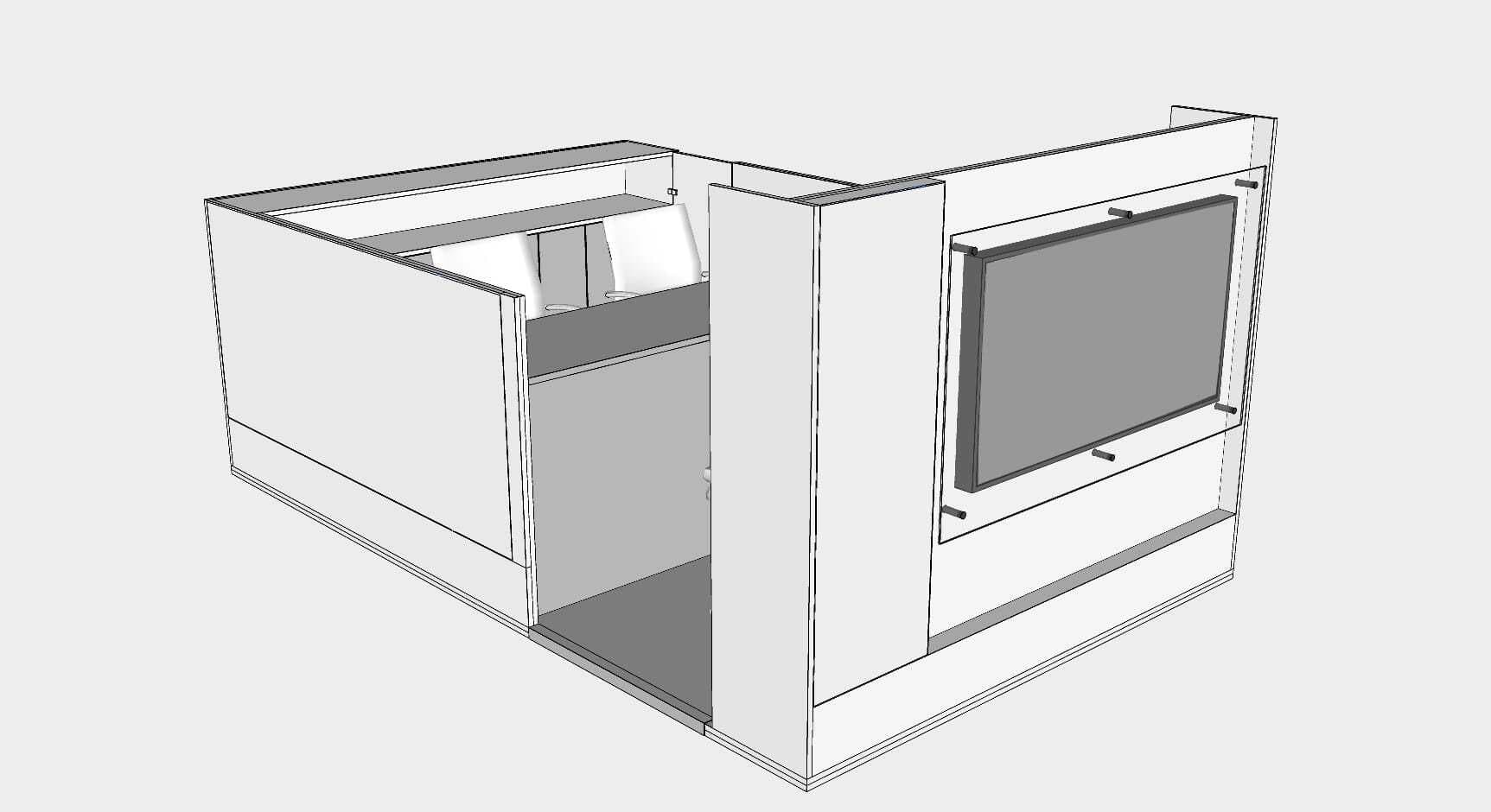 Wyspy i biura mobilne